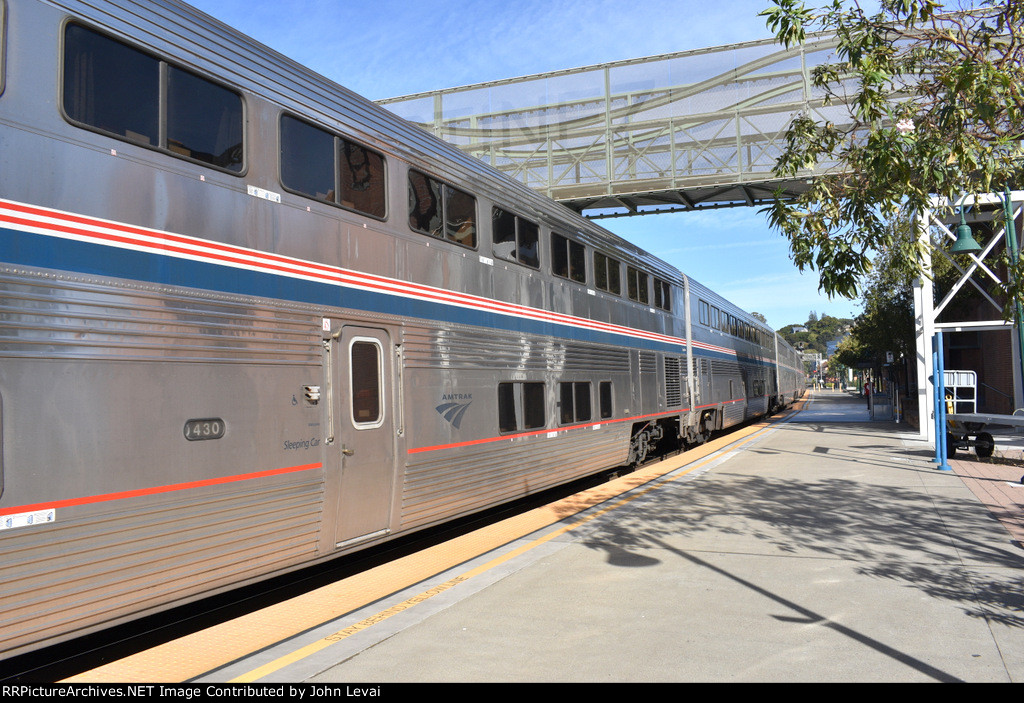 Amtrak Train # 5 at MTZ Depot